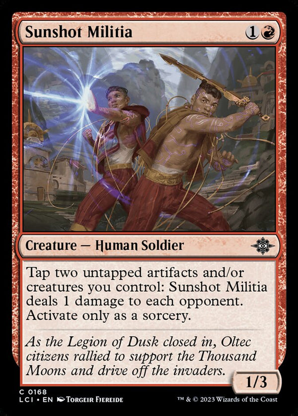 Sunshot Militia - Magic: The Gathering
