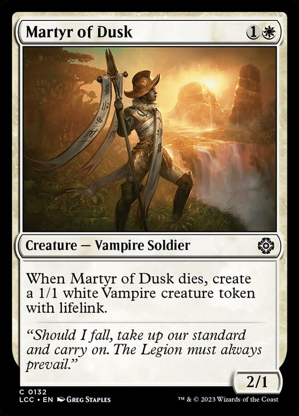Martyr of Dusk - Magic: The Gathering