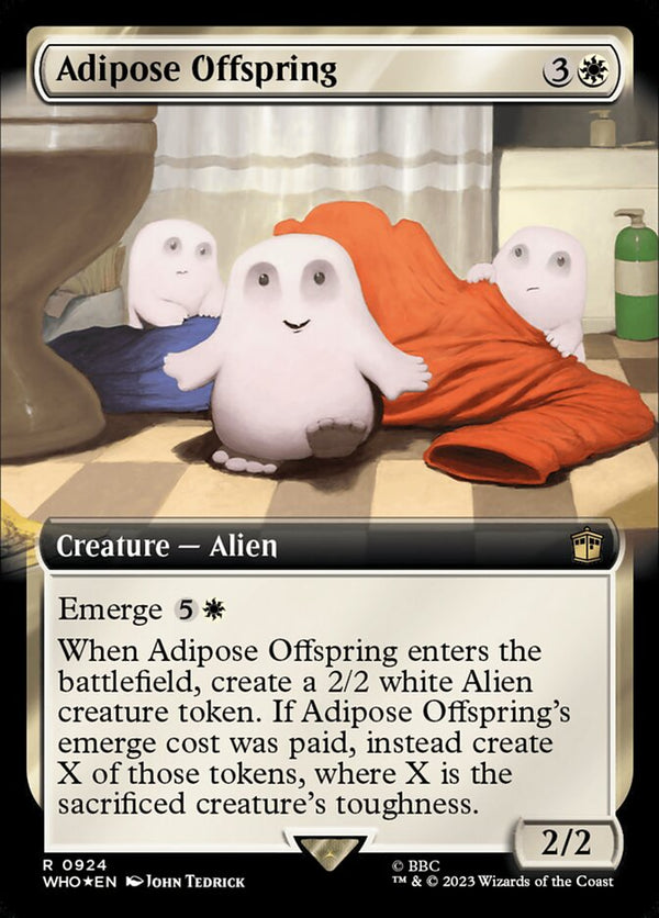 Adipose Offspring (Extended Art) (Surge Foil) - Magic: The Gathering