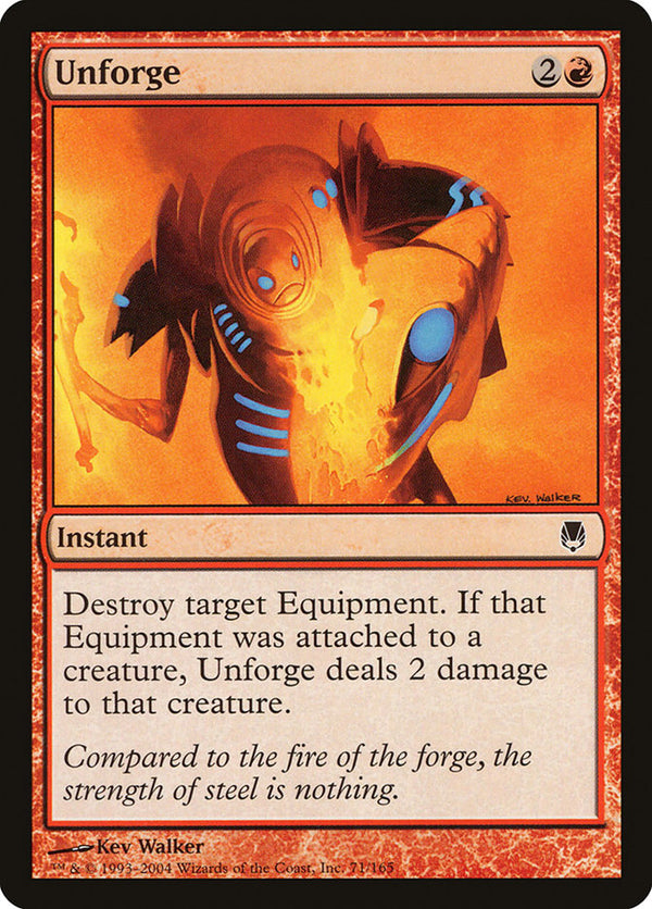 Unforge - Magic: The Gathering