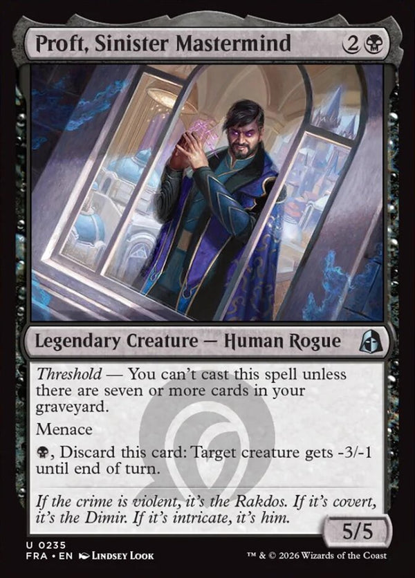Proft, Sinister Mastermind (FRA 235) - Magic: The Gathering