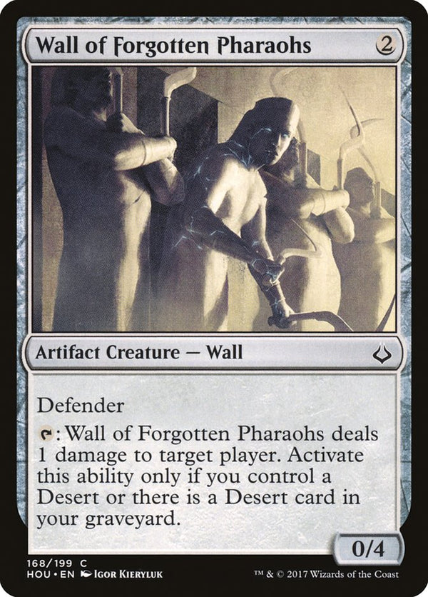 Wall of Forgotten Pharaohs - Magic: The Gathering