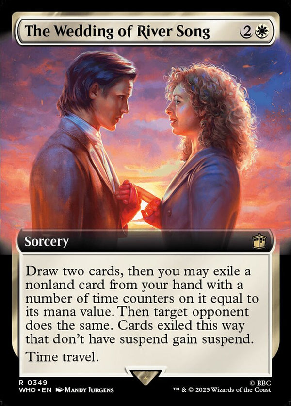 The Wedding of River Song (Extended Art) - Magic: The Gathering