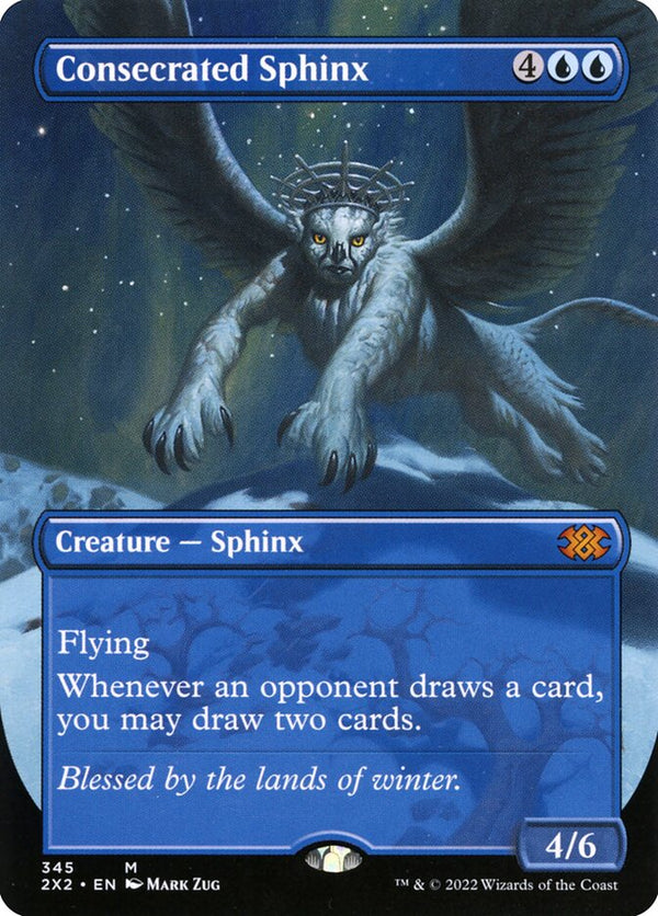 Consecrated Sphinx (Borderless) - Magic: The Gathering