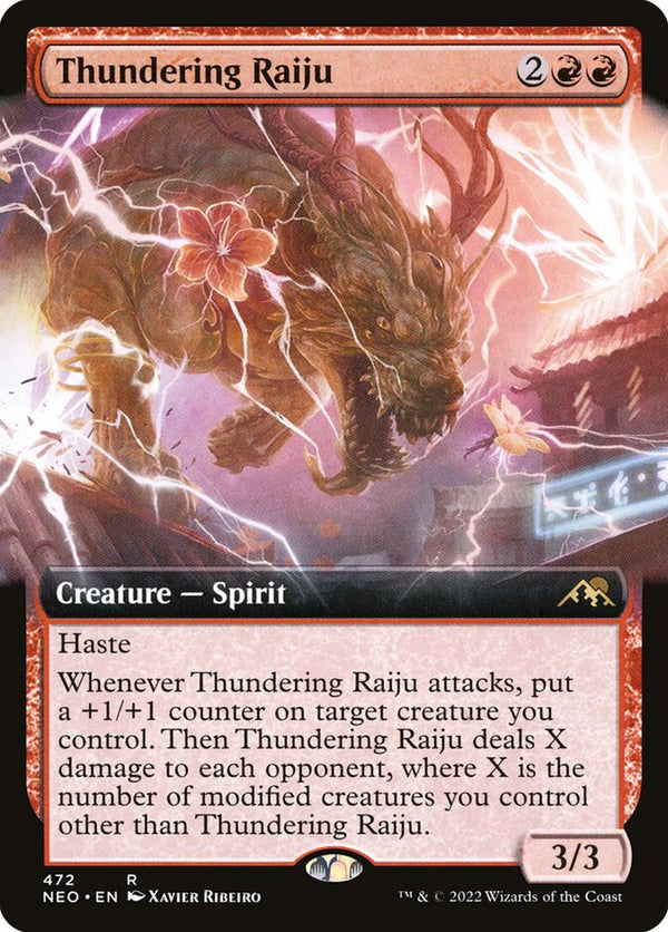 Thundering Raiju (Extended Art) - Magic: The Gathering