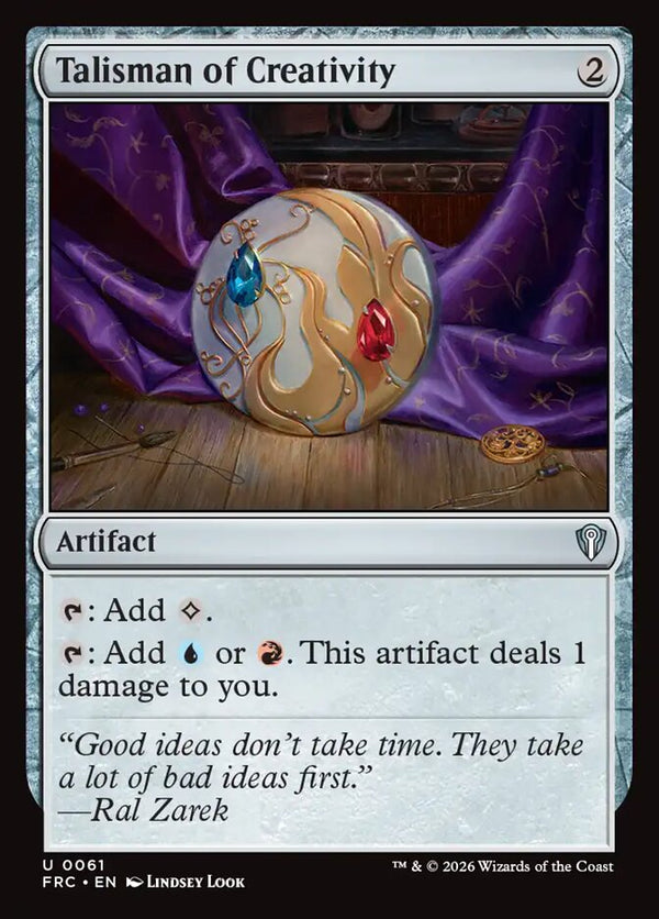 Talisman of Creativity (FRC 61) - Magic: The Gathering