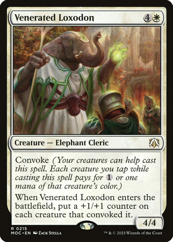 Venerated Loxodon - Magic: The Gathering