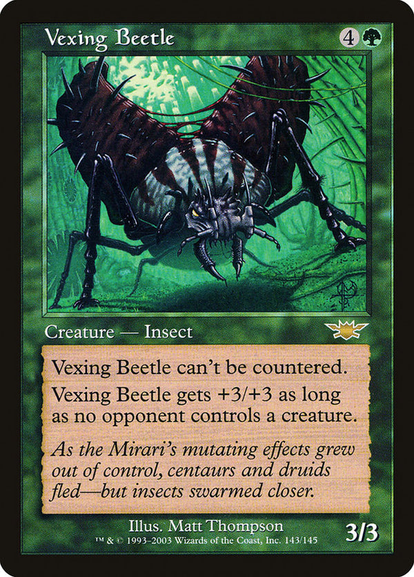Vexing Beetle - Magic: The Gathering