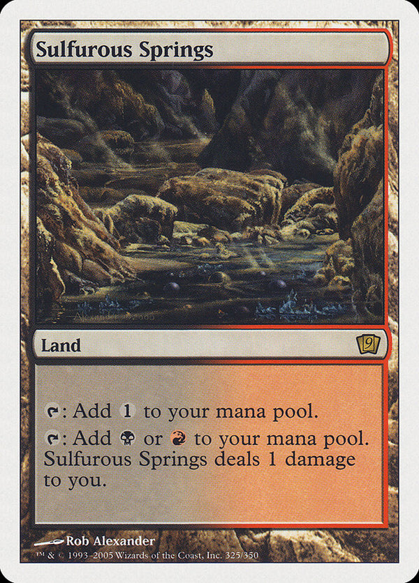 Sulfurous Springs (9ED 325) - Magic: The Gathering