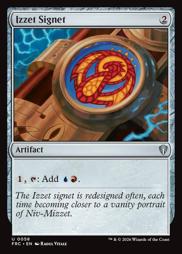 Izzet Signet (FRC 58) - Magic: The Gathering