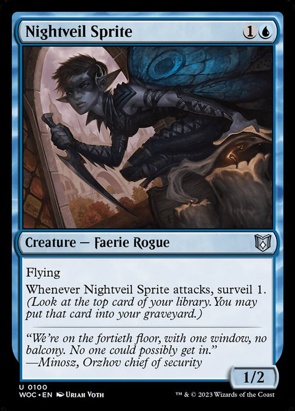 Nightveil Sprite - Magic: The Gathering