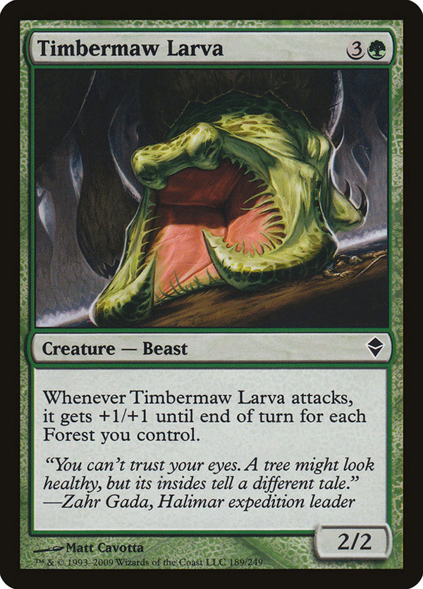 Timbermaw Larva - Magic: The Gathering