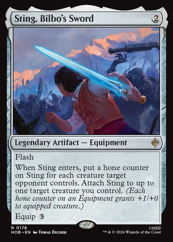 Sting, Bilbo's Sword - Magic: The Gathering