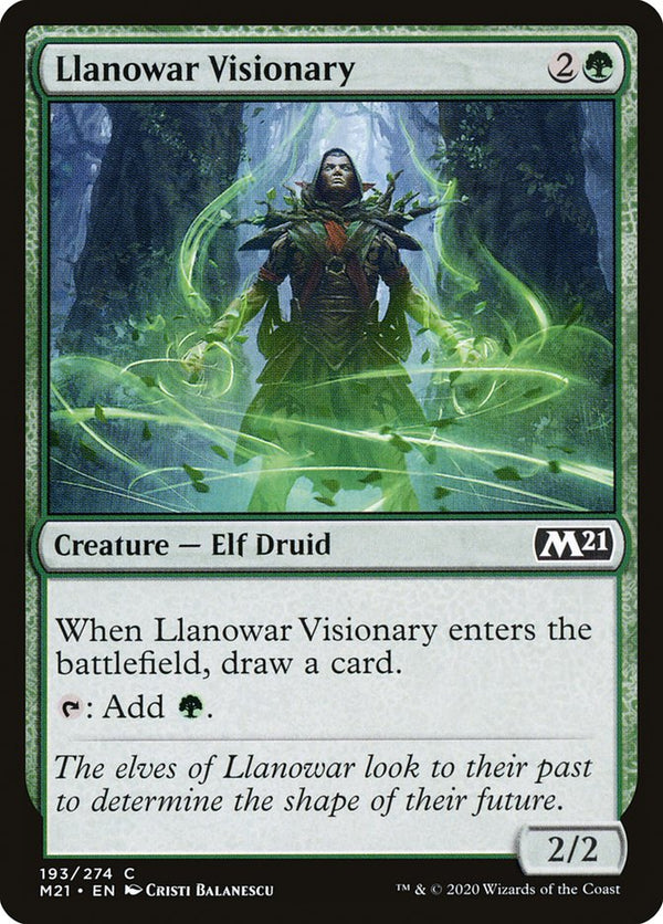 Llanowar Visionary - Magic: The Gathering