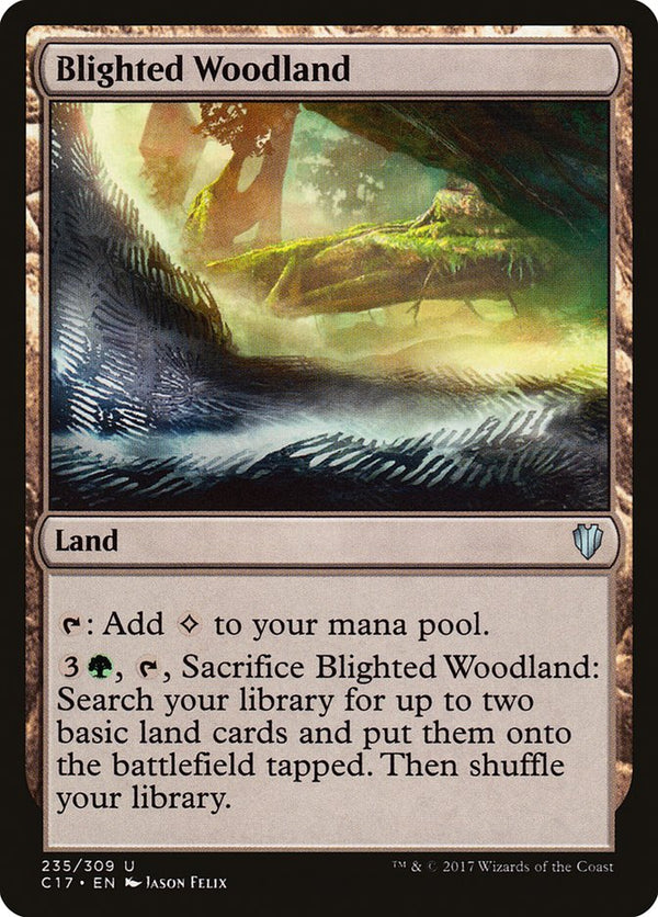 Blighted Woodland - Magic: The Gathering