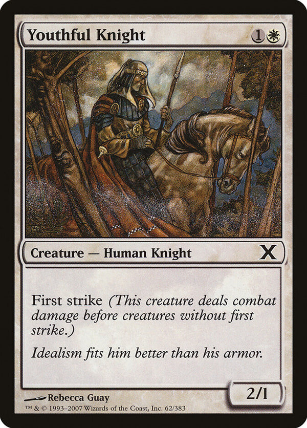 Youthful Knight (10E 62) - Magic: The Gathering