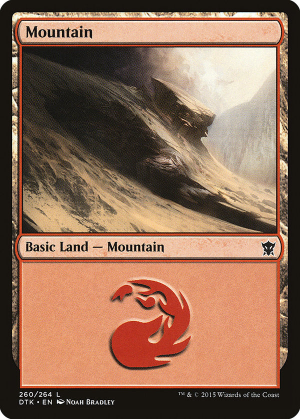 Mountain (260) - Magic: The Gathering