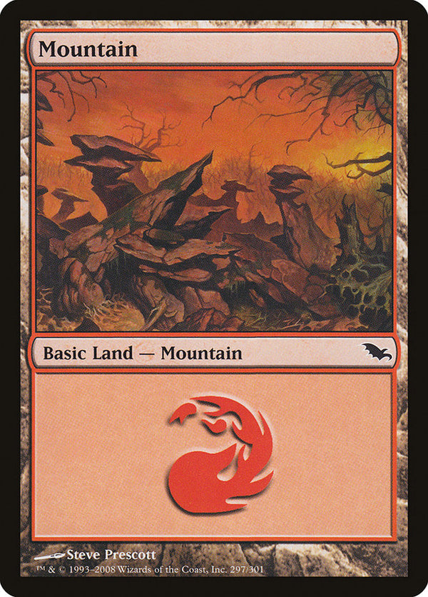 Mountain (297) - Magic: The Gathering