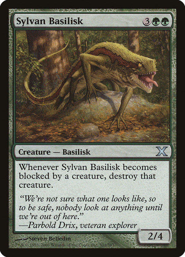 Sylvan Basilisk - Magic: The Gathering