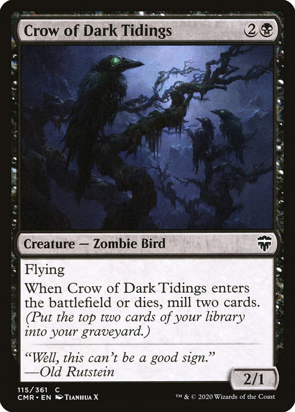 Crow of Dark Tidings - Magic: The Gathering