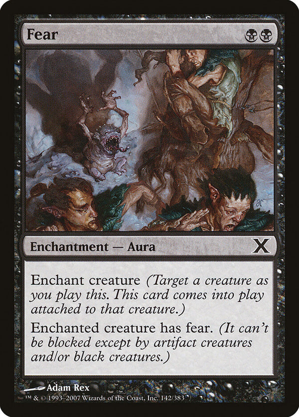 Fear (10E 142) - Magic: The Gathering