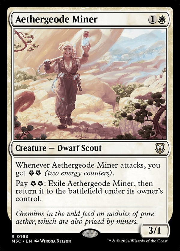 Aethergeode Miner - Magic: The Gathering