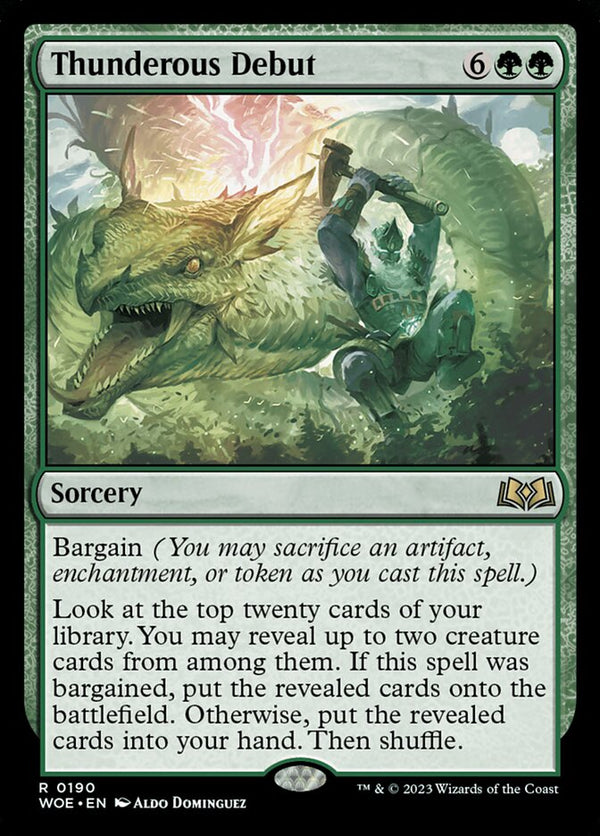 Thunderous Debut - Magic: The Gathering