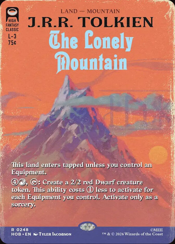 The Lonely Mountain (Borderless) - Magic: The Gathering