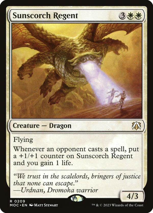 Sunscorch Regent - Magic: The Gathering