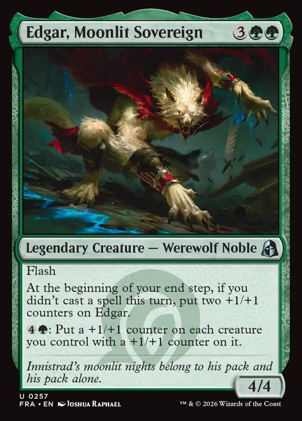 Edgar, Moonlit Sovereign (FRA 257) - Magic: The Gathering