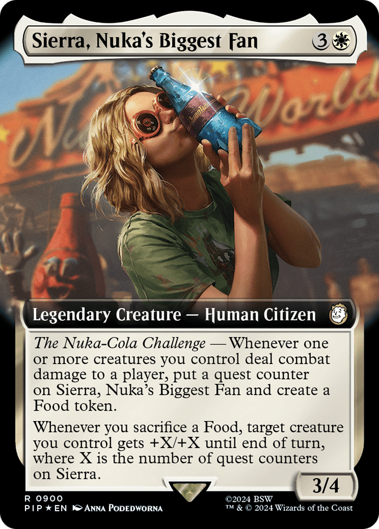 Sierra, Nuka's Biggest Fan (Extended Art) (Surge Foil) [Fallout]