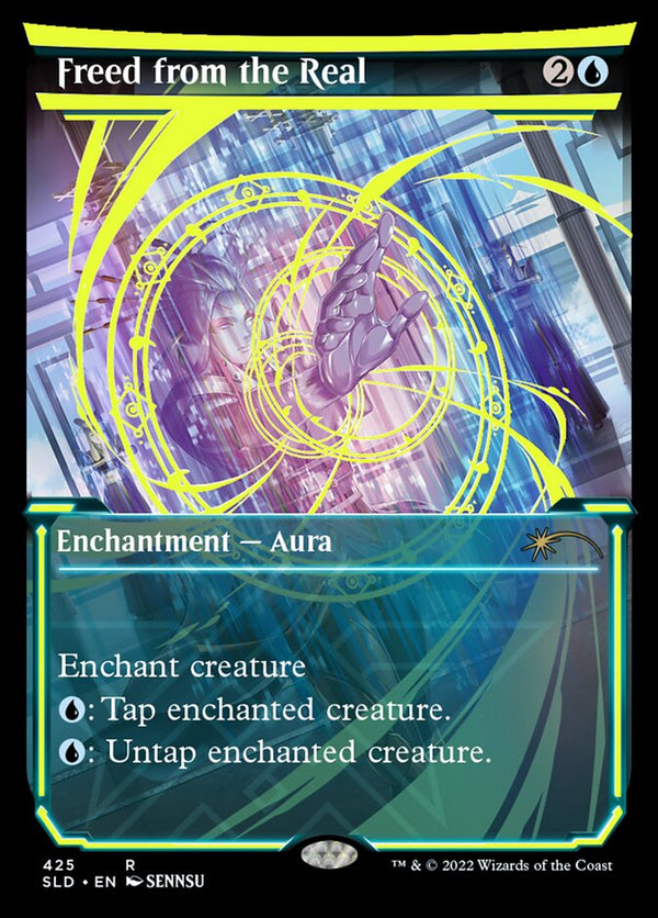 Freed from the Real (Neon Yellow) - Magic: The Gathering