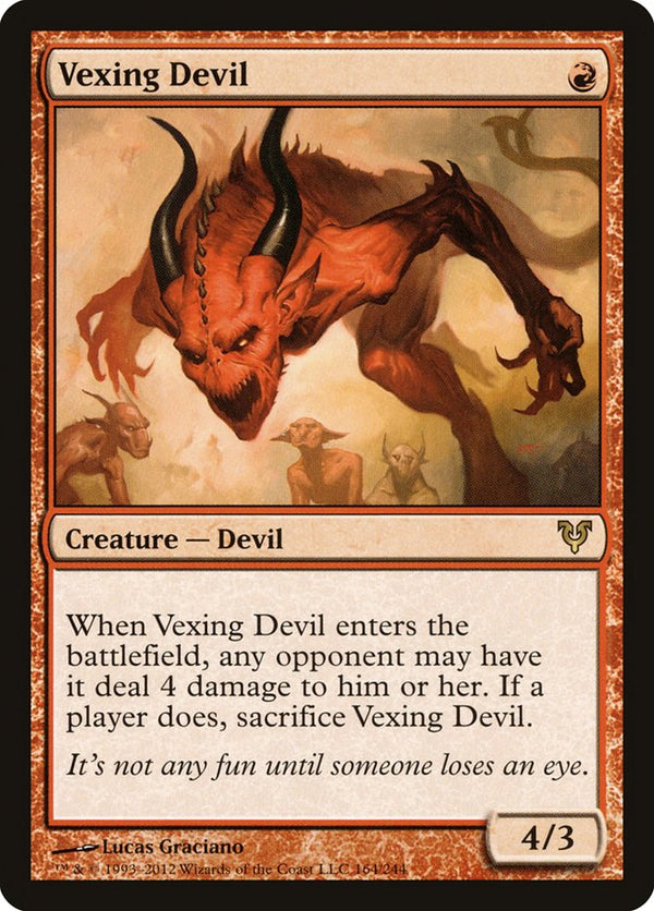 Vexing Devil - Magic: The Gathering