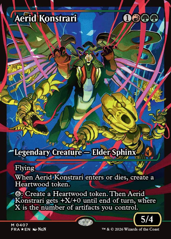 Aerid Konstrari (Showcase) (0407) (FRA 407) - Magic: The Gathering
