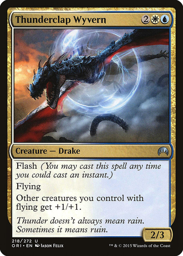 Thunderclap Wyvern - Magic: The Gathering