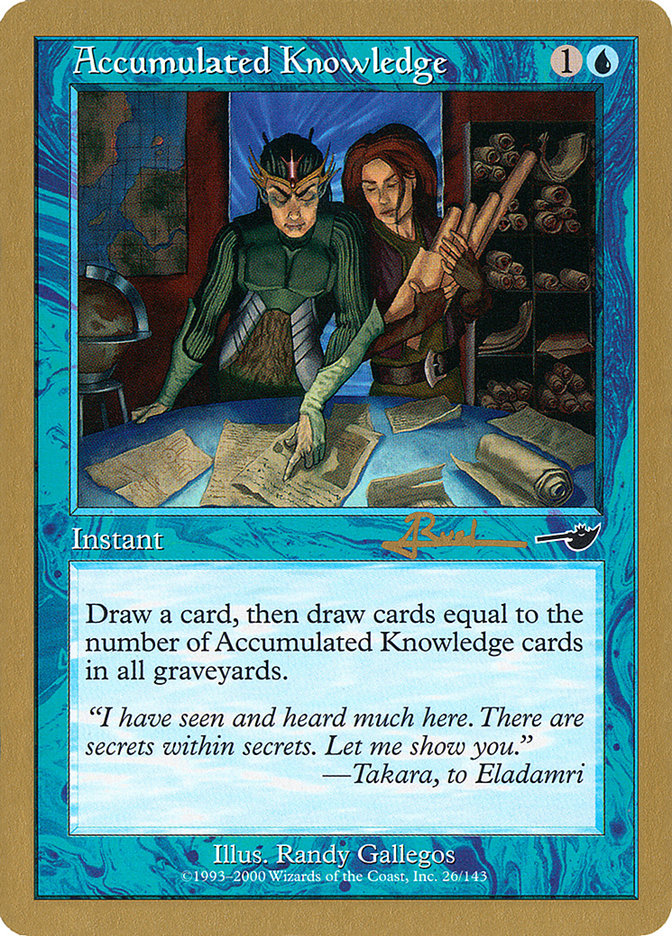 Accumulated Knowledge - 2001 Antoine Ruel (NMS)