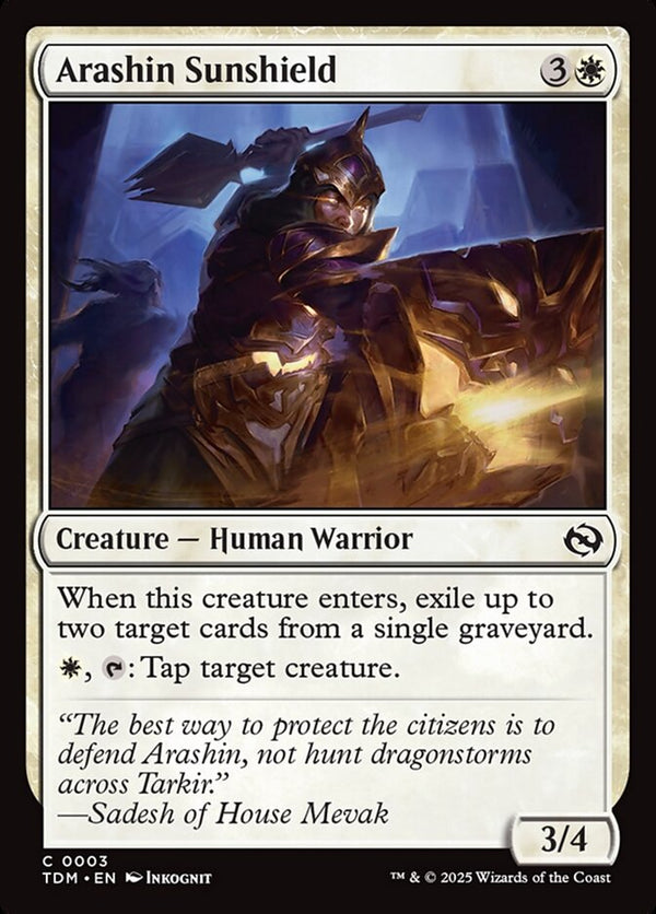 Arashin Sunshield - Magic: The Gathering