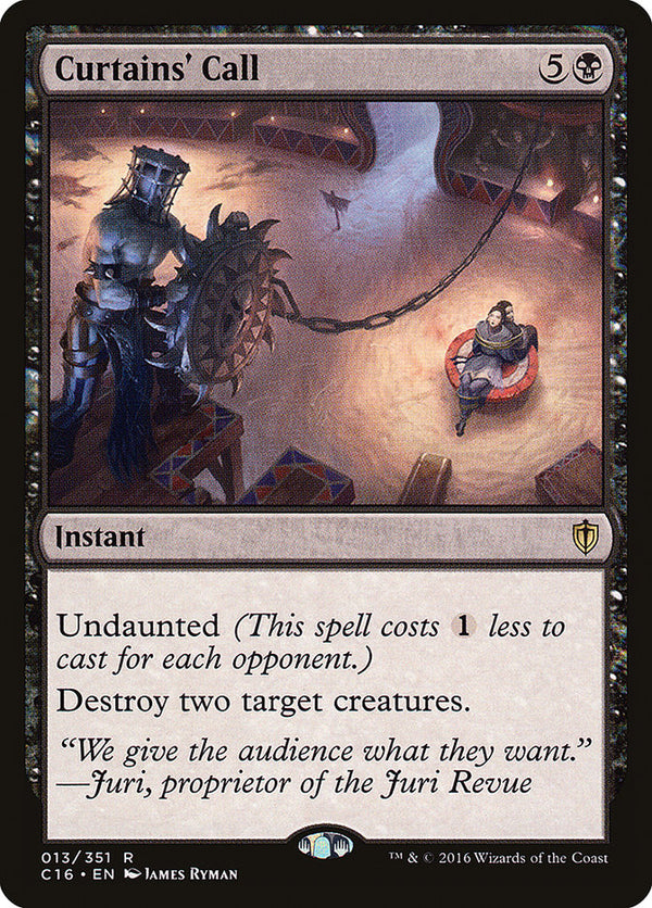 Curtains' Call - Magic: The Gathering