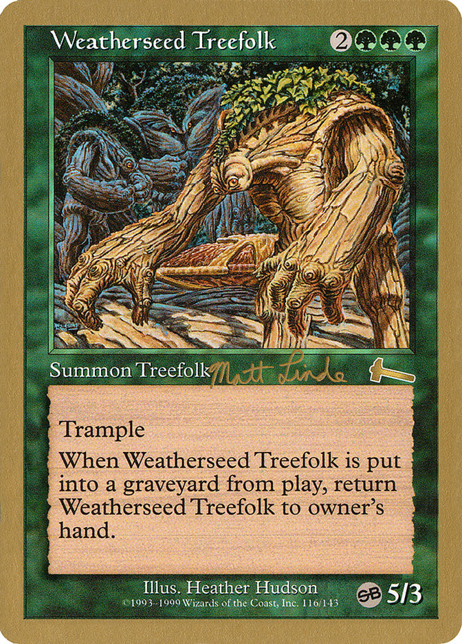 Weatherseed Treefolk - 1999 Matt Linde (ULG) (SB)
