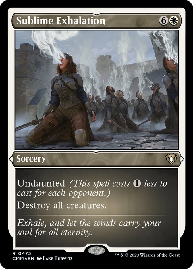 Sublime Exhalation (Foil Etched)