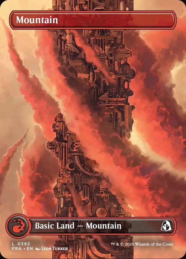 Mountain (Borderless) (0392) (FRA 392) - Magic: The Gathering