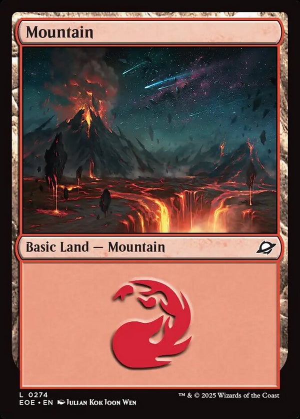 Mountain (0274) - Magic: The Gathering