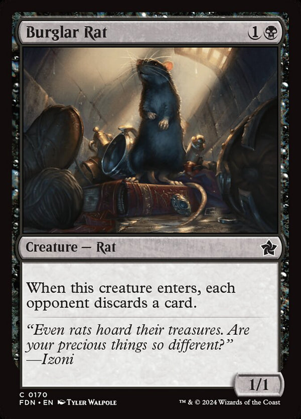 Burglar Rat - Magic: The Gathering