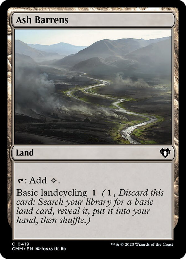 Ash Barrens - Magic: The Gathering