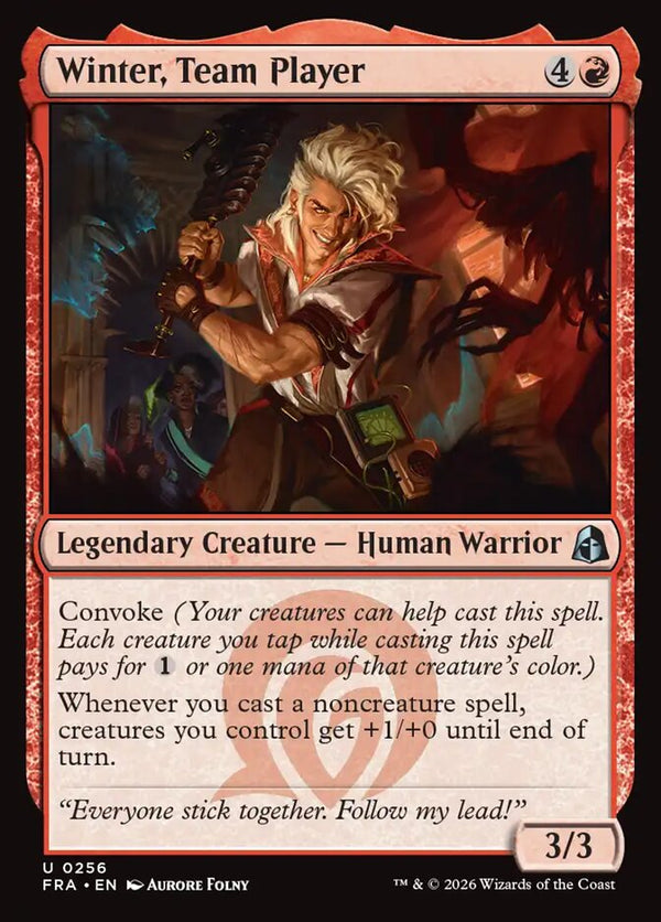 Winter, Team Player (FRA 256) - Magic: The Gathering