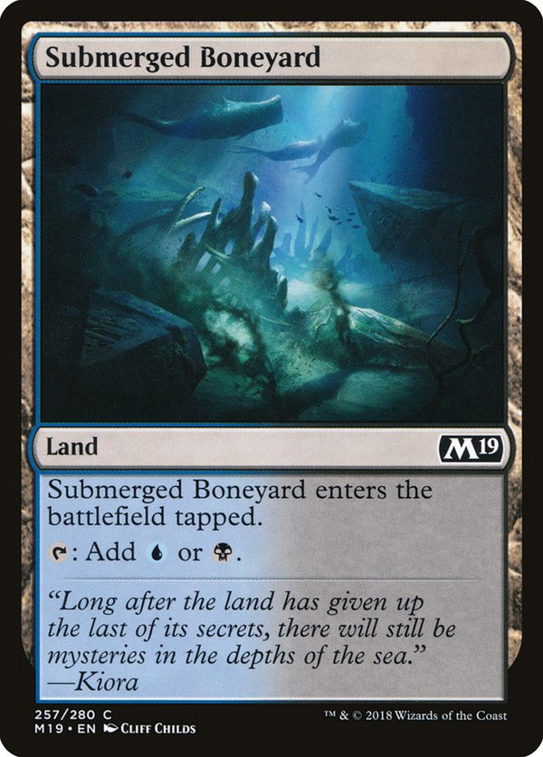 Submerged Boneyard - Magic: The Gathering