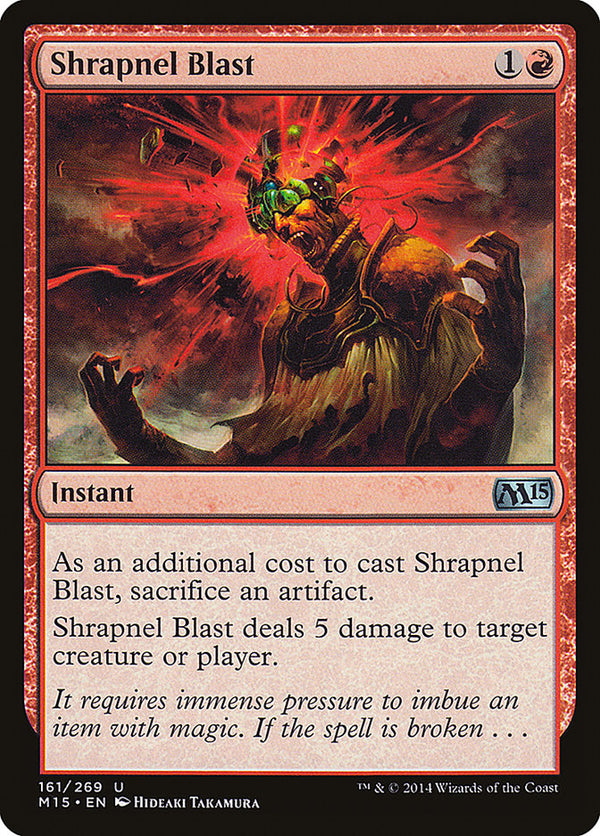 Shrapnel Blast - Magic: The Gathering