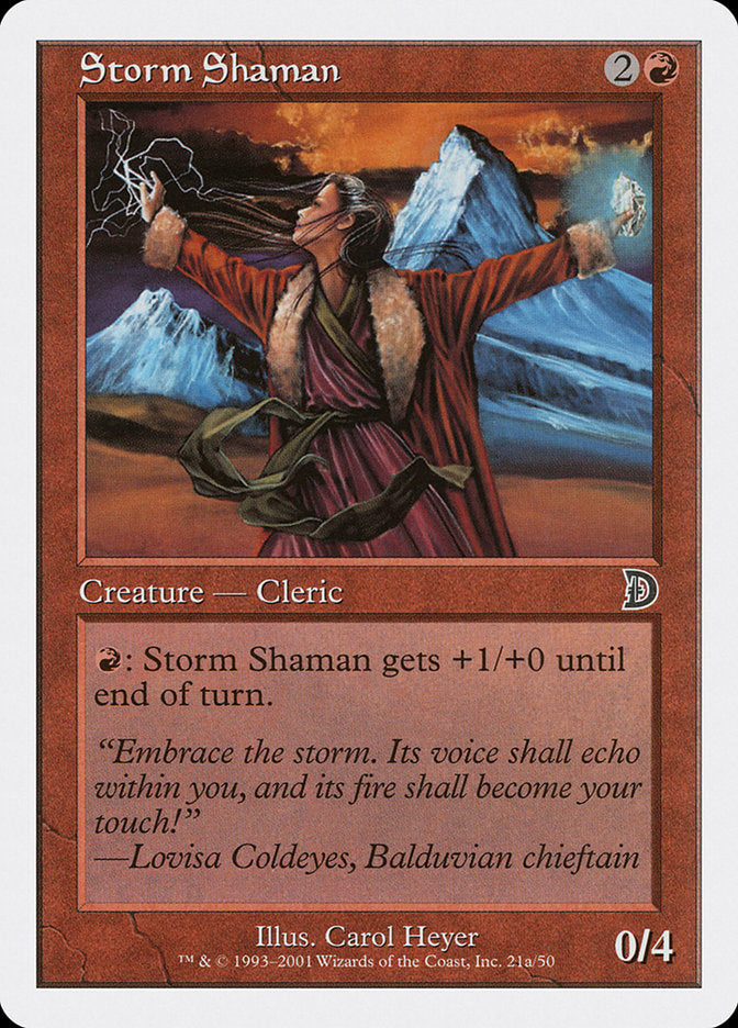 Storm Shaman (21a)