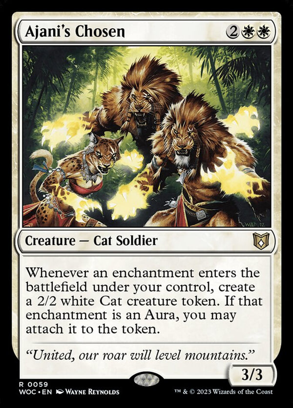 Ajani's Chosen - Magic: The Gathering