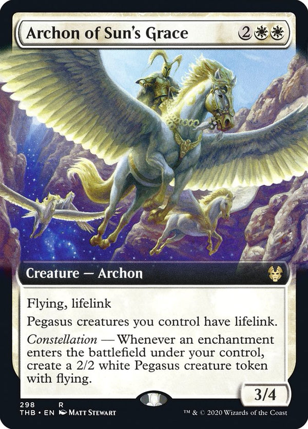 Archon of Sun's Grace (Extended Art) - Magic: The Gathering
